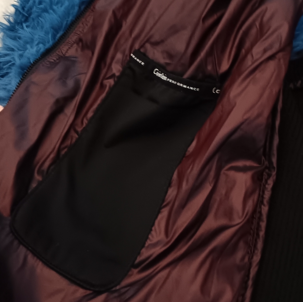 Calvin Klein~Women's Performance Down Quilted Purple Black Puffer Vest - Picture 6 of 12